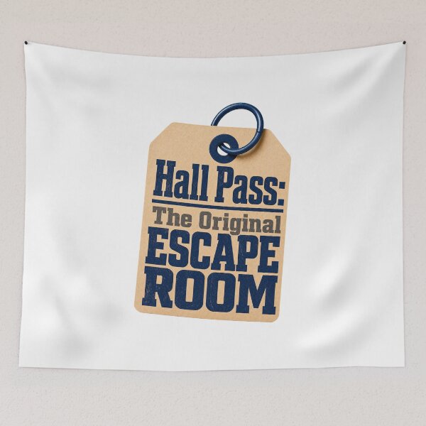 Item preview, Teacher Humor Hall Pass Escape Room designed and sold by pirminio.