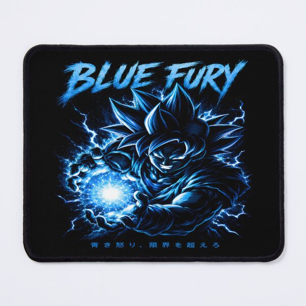 Item preview, Blue Fury- Super Saiyan  Goku - DBS Saiyan God- Blue Energy Blast Aesthetic Design designed and sold by Trinidesigns123.