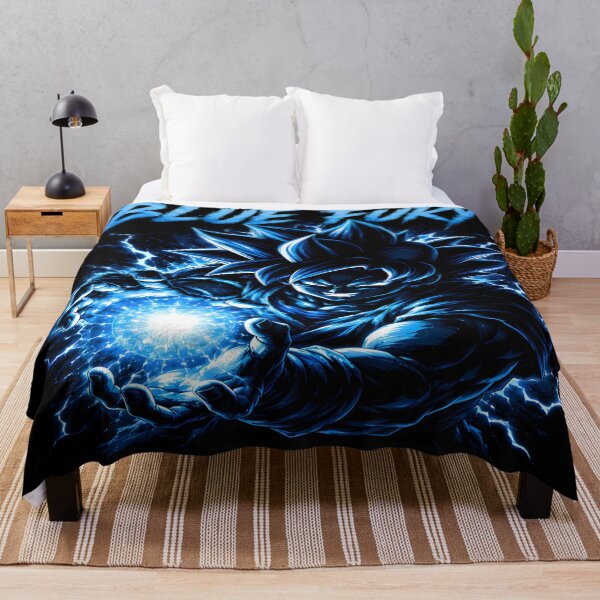 Item preview, Blue Fury- Super Saiyan Goku - DBS Saiyan God- Blue Energy Blast Aesthetic Design designed and sold by Trinidesigns123.