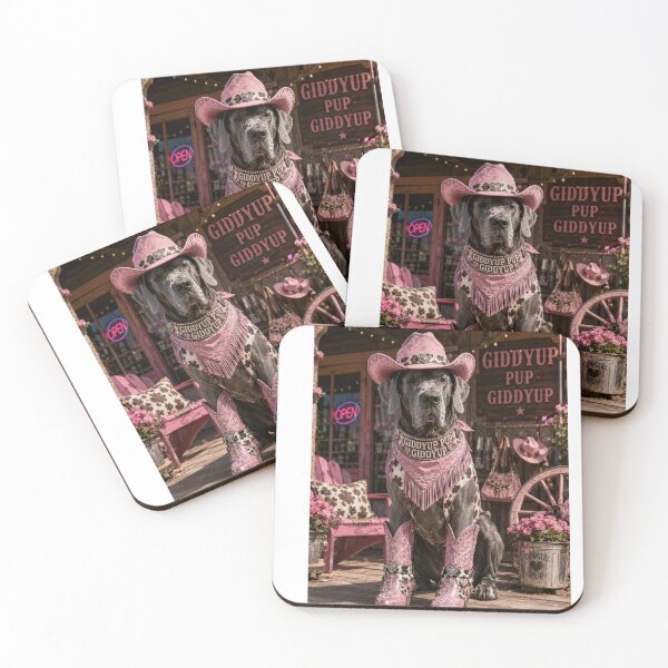 Item preview, Giddyup Pup Western Cowgirl Great Dane Design designed and sold by Extremeallie.