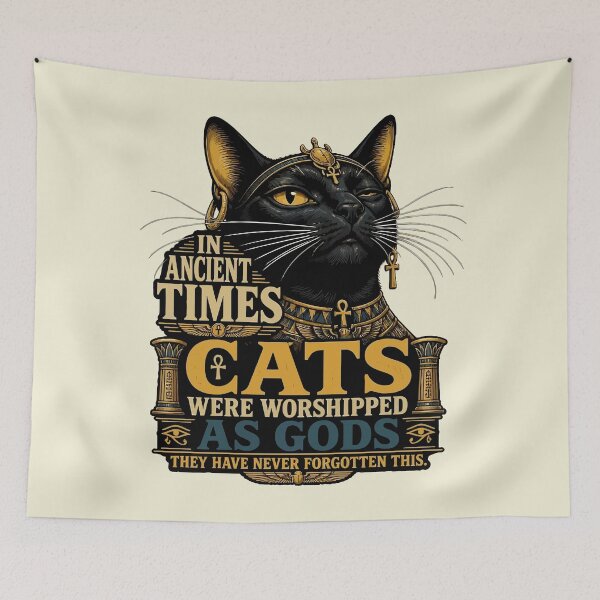 Item preview, Ancient Black Cat Attitude designed and sold by taiche.