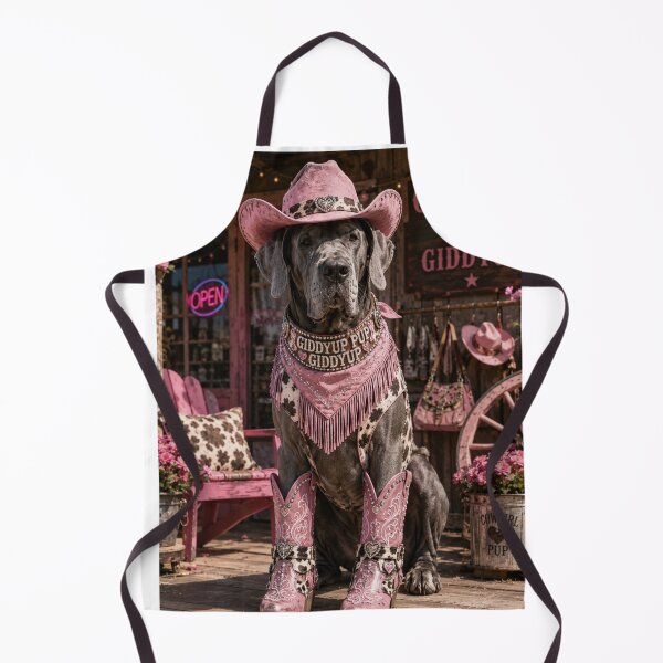 Artikelvorschau, Giddyup Pup Western Cowgirl Great Dane Design entworfen und verkauft von Extremeallie.
