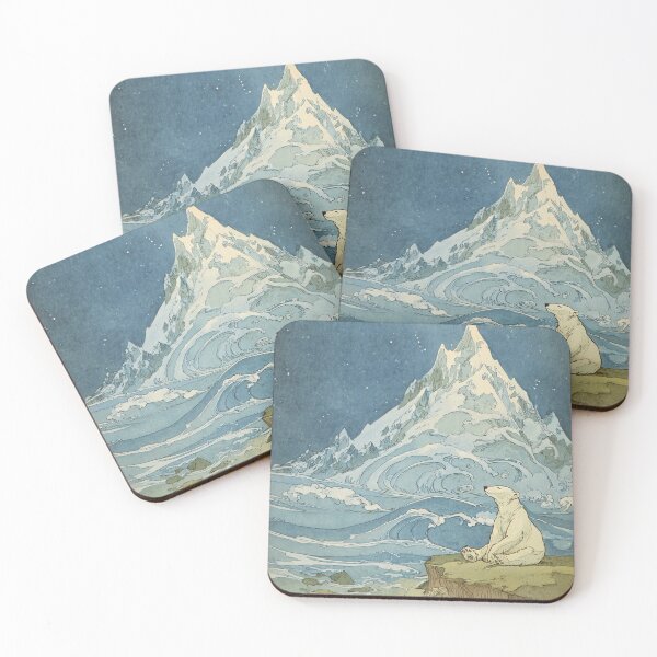 Item preview, Arctic Silence – Polar Bear Vintage Art designed and sold by obstinator.