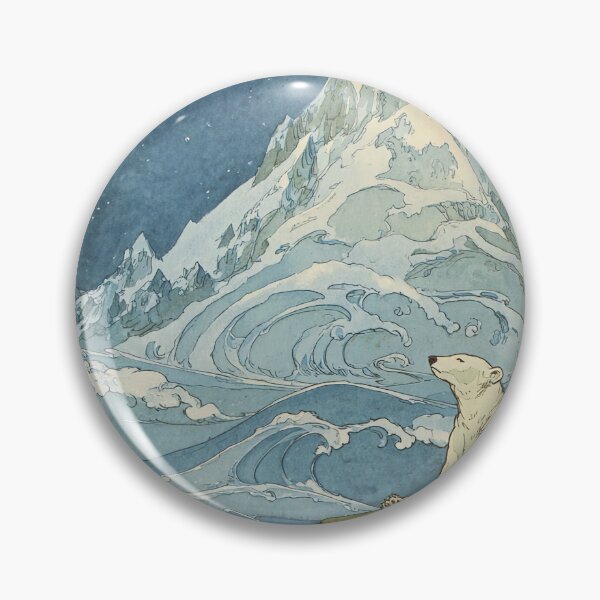 Item preview, Arctic Silence – Polar Bear Vintage Art designed and sold by obstinator.