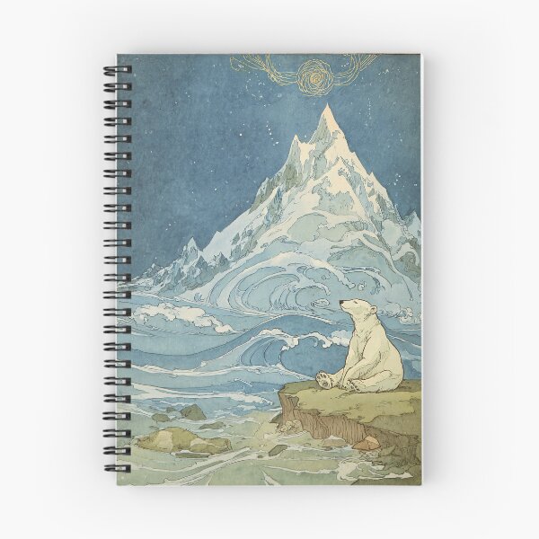 Item preview, Arctic Silence – Polar Bear Vintage Art designed and sold by obstinator.