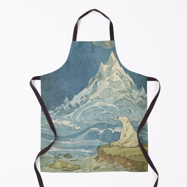 Item preview, Arctic Silence – Polar Bear Vintage Art designed and sold by obstinator.