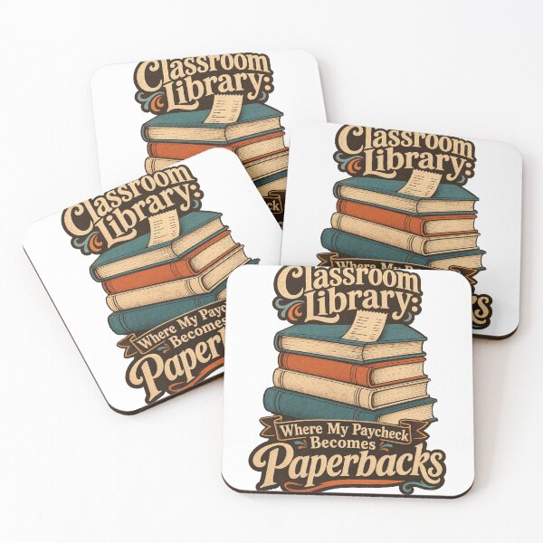 Item preview, Classroom Library Teacher Humor designed and sold by pirminio.