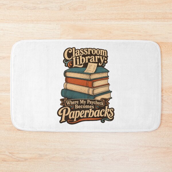 Item preview, Classroom Library Teacher Humor designed and sold by pirminio.