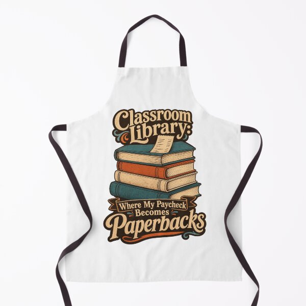 Item preview, Classroom Library Teacher Humor designed and sold by pirminio.
