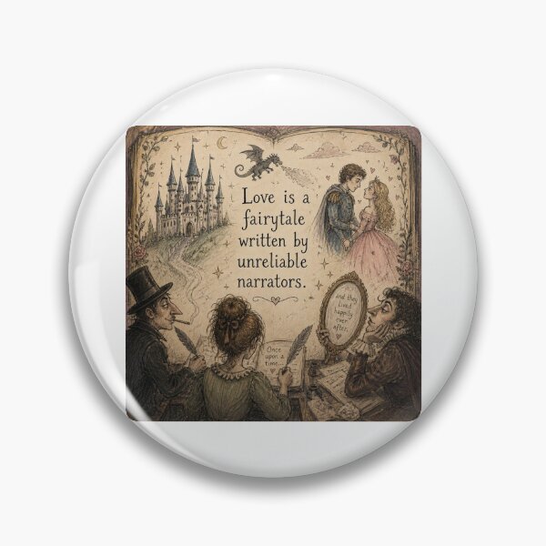 Item preview, Love is a fairytale written by unreliable narrators. designed and sold by CinemaChronik.