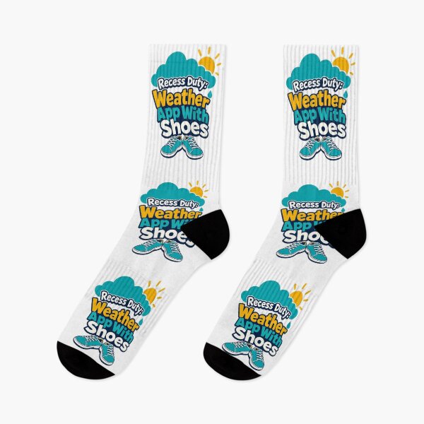 Item preview, Break supervision, weather app with shoes designed and sold by pirminio.