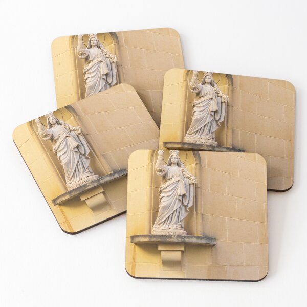Item preview, Statue of Saint Venera Crowned Figure In Church Niche On Stone Facade designed and sold by Nmallia.