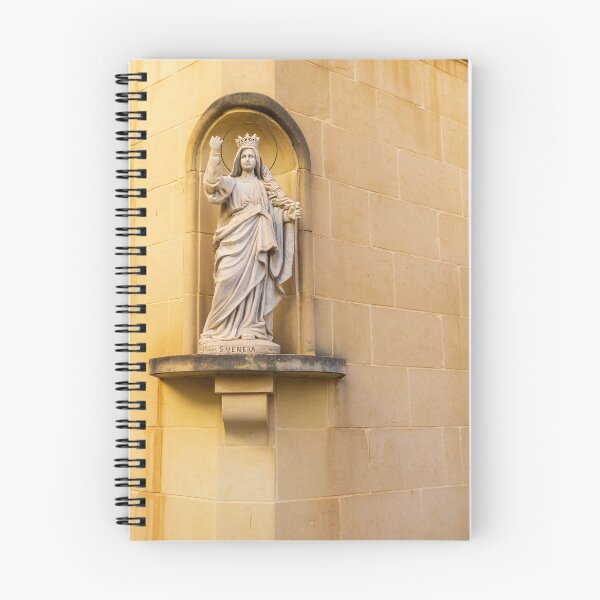 Item preview, Statue of Saint Venera Crowned Figure In Church Niche On Stone Facade designed and sold by Nmallia.