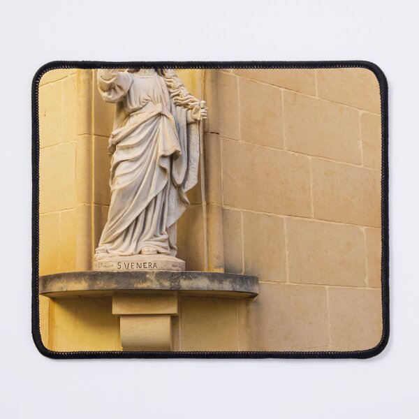 Item preview, Statue of Saint Venera Crowned Figure In Church Niche On Stone Facade designed and sold by Nmallia.