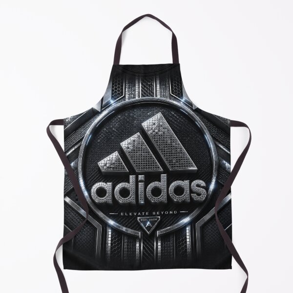 Item preview, Futuristic 3D metallic sports emblem with chrome finish Adidas Style designed and sold by JcAbstractArt.