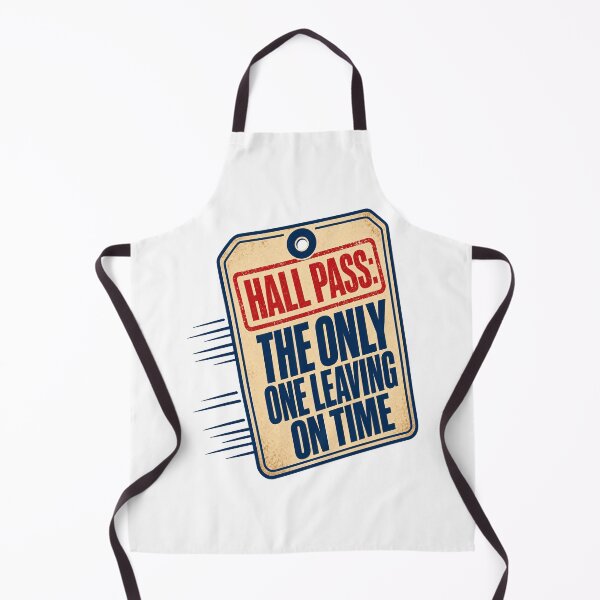 Item preview, Teacher humor Hall Pass on time designed and sold by pirminio.