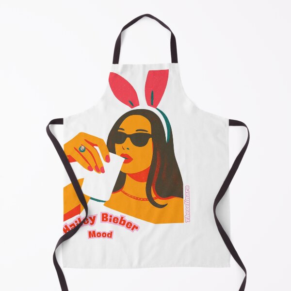 Item preview, Hailey Bieber Mood Rabbit Ears Illustration - Iconic Vibe Collection designed and sold by Theselinara.