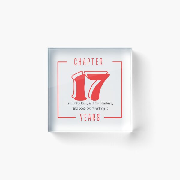 Item preview, Chapter 17 Years Still Fabulous Fearless designed and sold by Itsheartshop.
