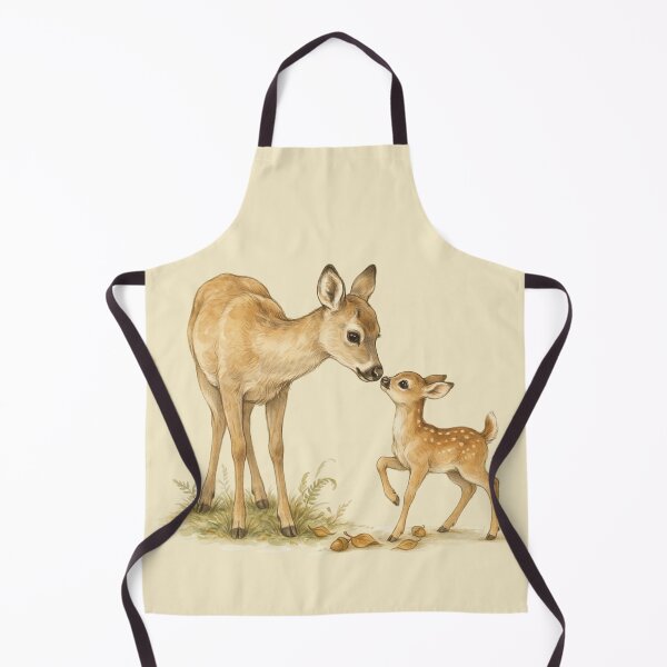 Item preview, Whimsical Deer Family Watercolor Illustration designed and sold by WikaKowalczyk.