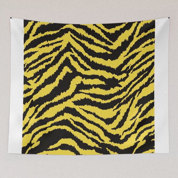 Artikelvorschau, Tigerfellmuster | Vintage-Gold-Tierdruck entworfen und verkauft von The High Hippo.
