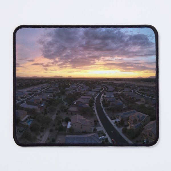 Item preview, Arizona Sunset Photography – Desert Neighborhood Golden Hour Wall Art designed and sold by Tempraneo Photo.