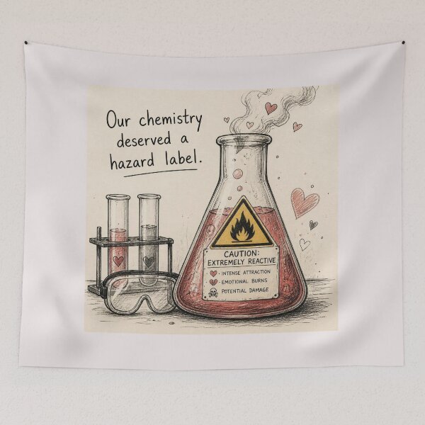 Item preview, Our chemistry deserved a hazard label designed and sold by CinemaChronik.