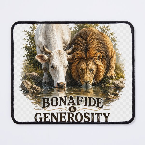 Item preview, Lion and cow unity designed and sold by urbanshop7.