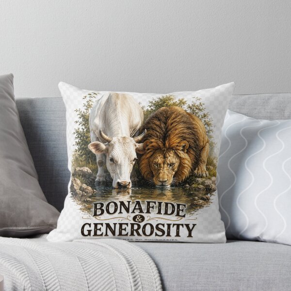 Item preview, Lion and cow unity designed and sold by urbanshop7.