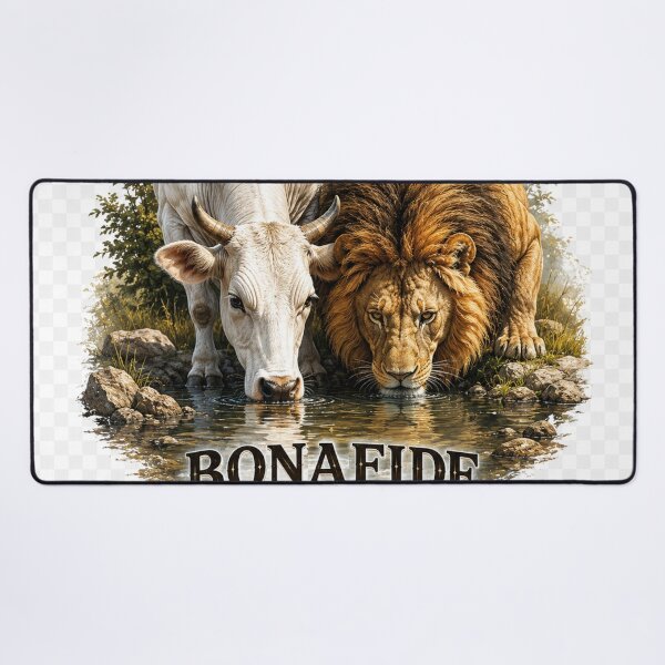 Item preview, Lion and cow unity designed and sold by urbanshop7.