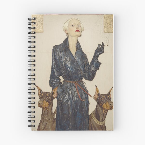 Item preview, Midnight Elegance  – Art Nouveau Portrait designed and sold by obstinator.