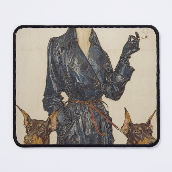 Item preview, Midnight Elegance – Art Nouveau Portrait designed and sold by obstinator.