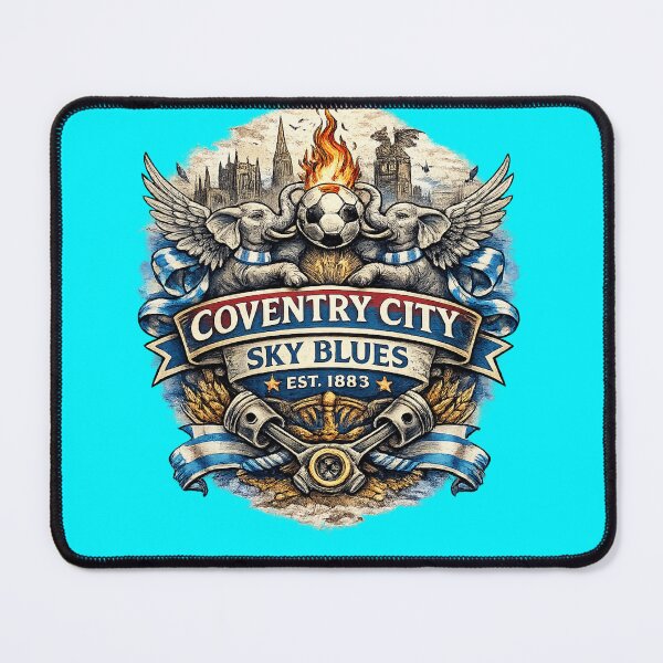 Item preview, Coventry City Sky Blues Football Fan Graphic | Vintage Supporter Shirt designed and sold by GarnerSupplyCo.