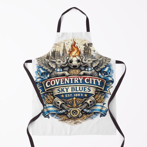 Item preview, Coventry City Sky Blues Football Fan Graphic | Vintage Supporter Shirt designed and sold by GarnerSupplyCo.