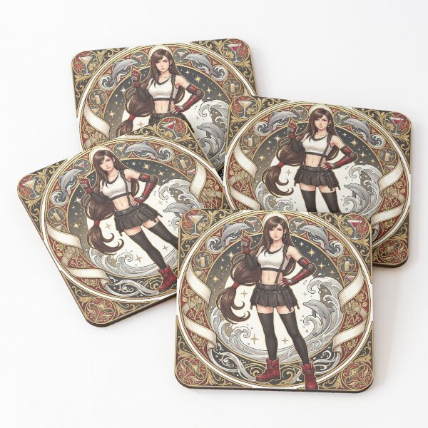 Item preview, Tiffa in the style of Alphonse Mucha designed and sold by Solace Sparkles.