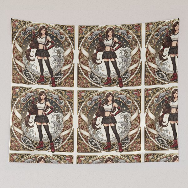Item preview, Tiffa in the style of Alphonse Mucha designed and sold by Solace Sparkles.