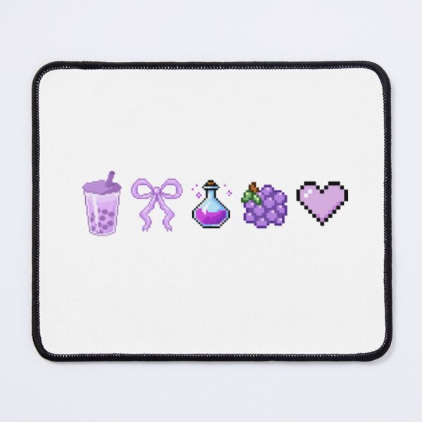 Item preview, Cute Purple Pixel Designs designed and sold by lemon lilypad Inc..