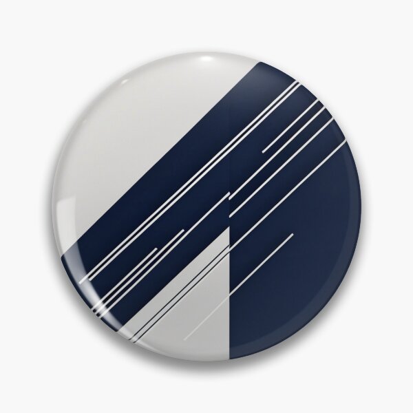 Item preview, Minimalist Navy Blue Geometric Lines Pattern | Modern Abstract Diagonal Design designed and sold by semenol.