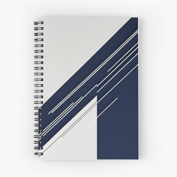 Item preview, Minimalist Navy Blue Geometric Lines Pattern | Modern Abstract Diagonal Design designed and sold by semenol.