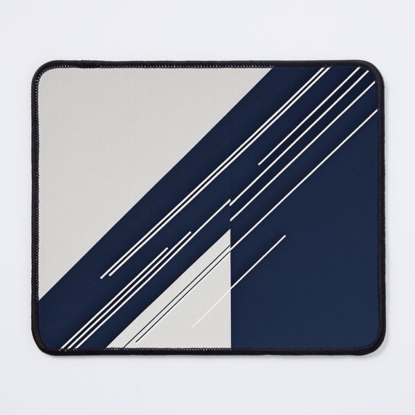 Item preview, Minimalist Navy Blue Geometric Lines Pattern | Modern Abstract Diagonal Design designed and sold by semenol.