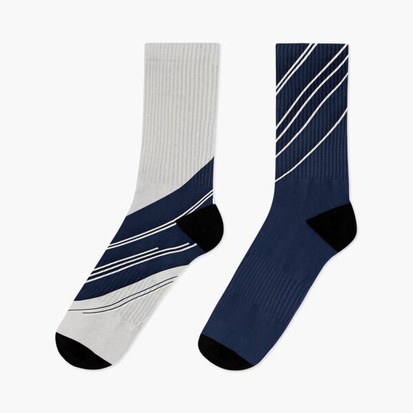 Item preview, Minimalist Navy Blue Geometric Lines Pattern | Modern Abstract Diagonal Design designed and sold by semenol.