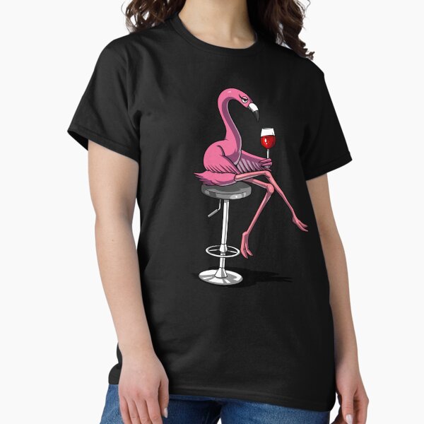 Vista previa del artículo con la obra «Fiesta del vino Flamingo», diseñado y vendido por underheaven.
