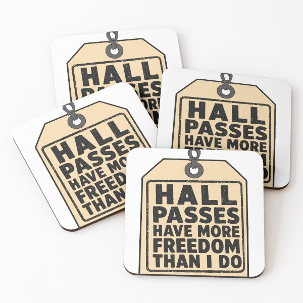Item preview, Funny teacher hall pass saying designed and sold by pirminio.