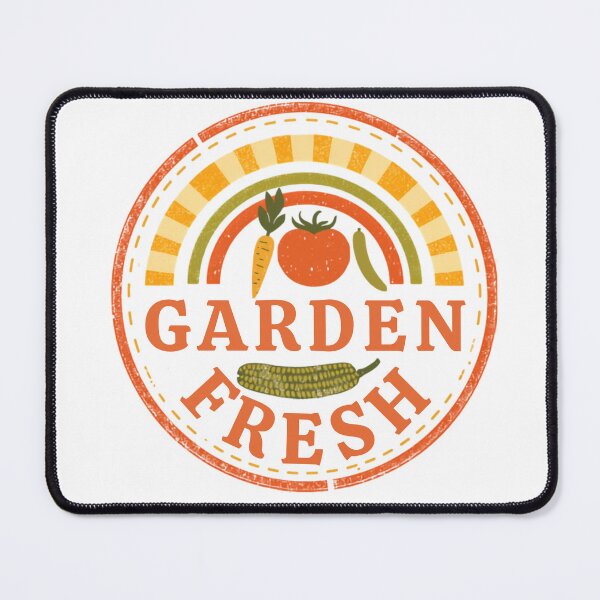Item preview, Eat the Rainbow – Retro Garden Badge designed and sold by HappyDoodle11.