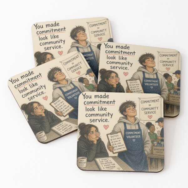Item preview, You made commitment look like community service. designed and sold by CinemaChronik.