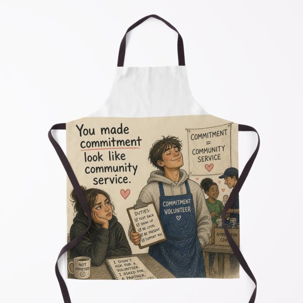 Item preview, You made commitment look like community service. designed and sold by CinemaChronik.