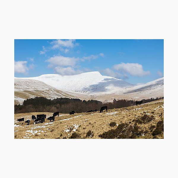 Item preview, A Snowy Pen Y Fan, Brecon Beacons designed and sold by heidipics.