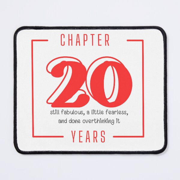 Item preview, Chapter 20 Years Still Fabulous Fearless designed and sold by Itsheartshop.