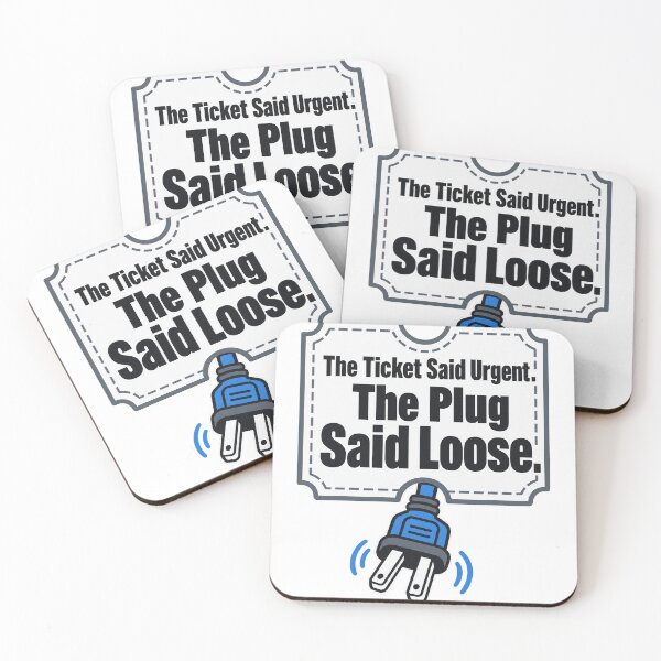Item preview, IT support: Urgent, plug loose designed and sold by pirminio.