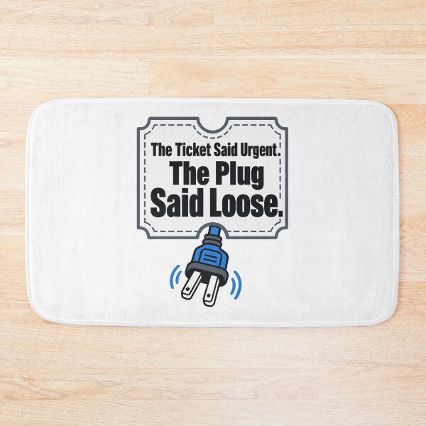 Item preview, IT support: Urgent, plug loose designed and sold by pirminio.