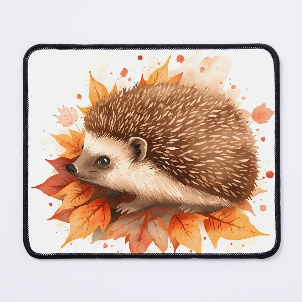 Item preview, Hedgehog Watercolor Painting designed and sold by RawNaturePrints.